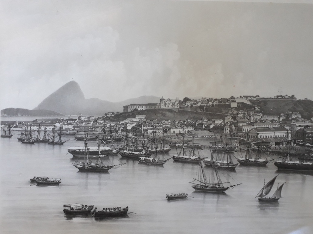 Gravura da obra Panorama do Rio de Janeiro