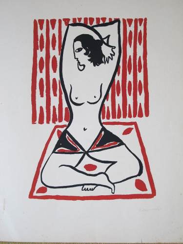 Obra Sem título (Mulher sentada) de Emiliano Di Cavalcanti